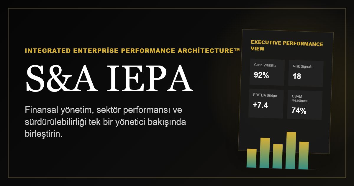 S&A IEPA kurumsal performans mimarisi