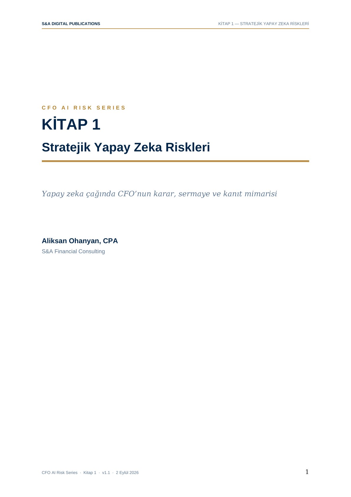 Stratejik Yapay Zekâ Riskleri kitap kapağı
